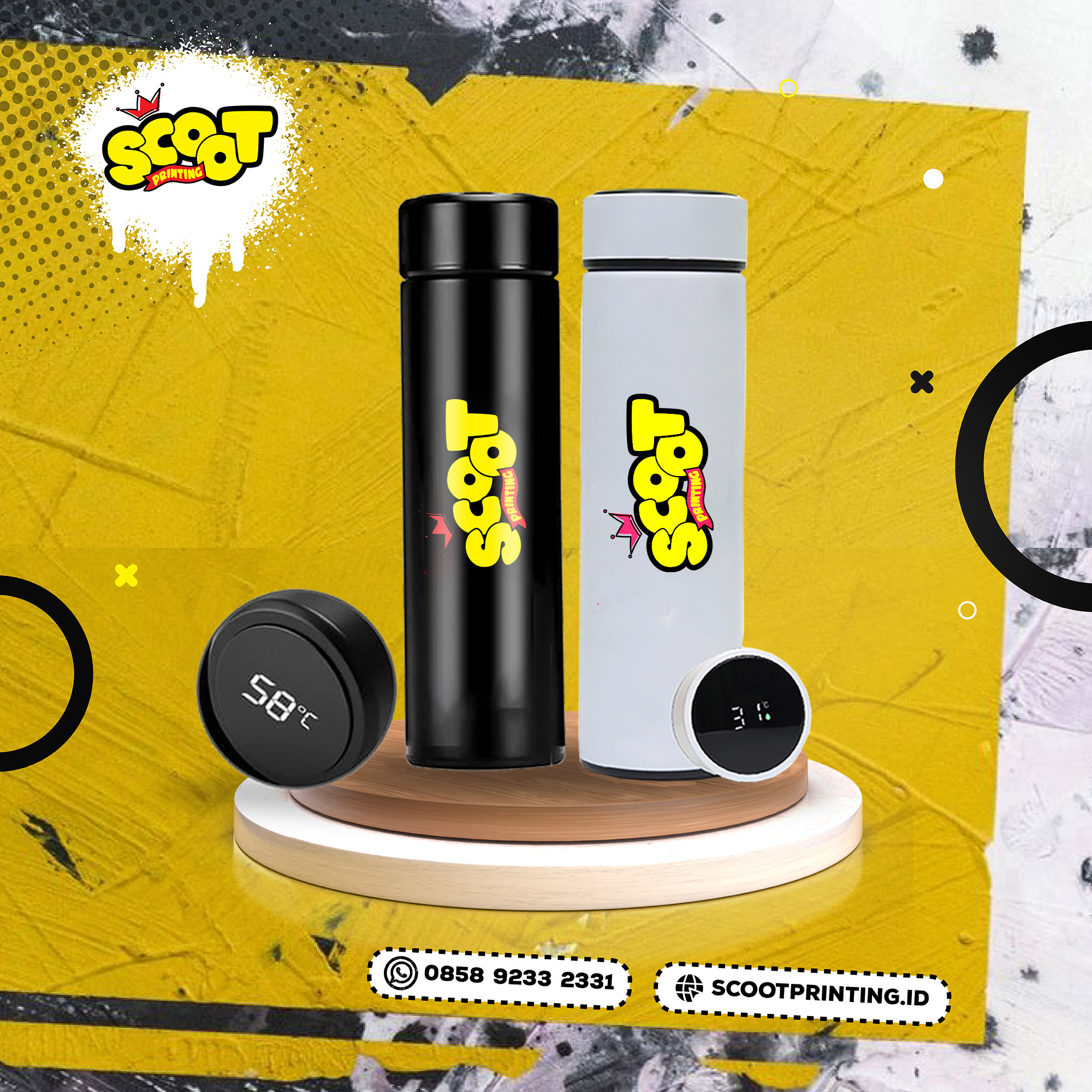 Tumbler Stainless Life LED